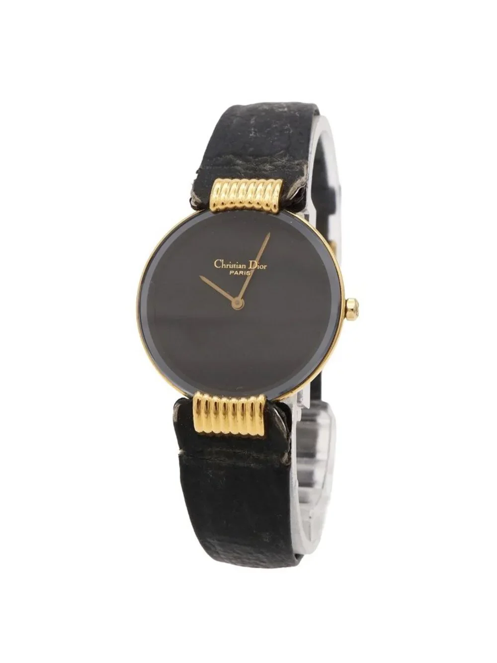 Dior Black Moon Dial Quartz Watch 46